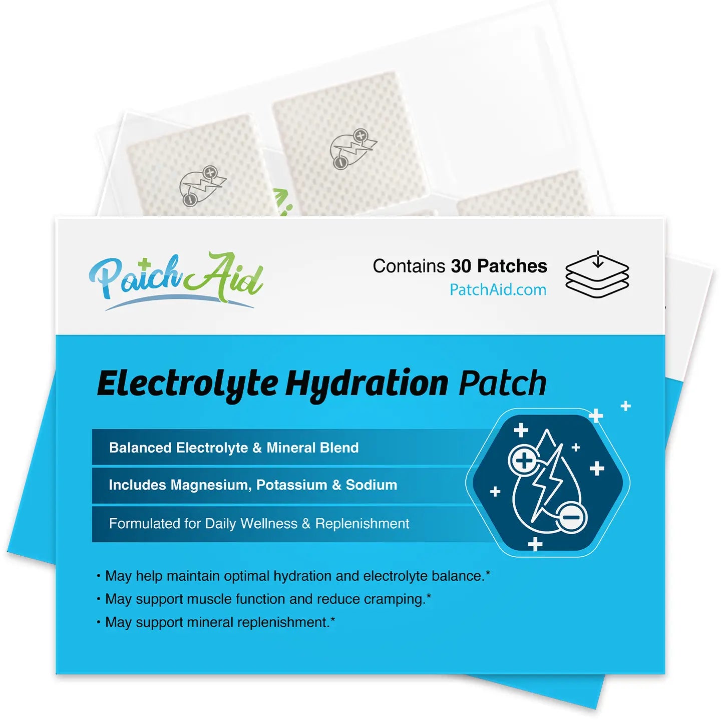 Electrolyte Hydration Patch – Stimulant-Free Fluid Support