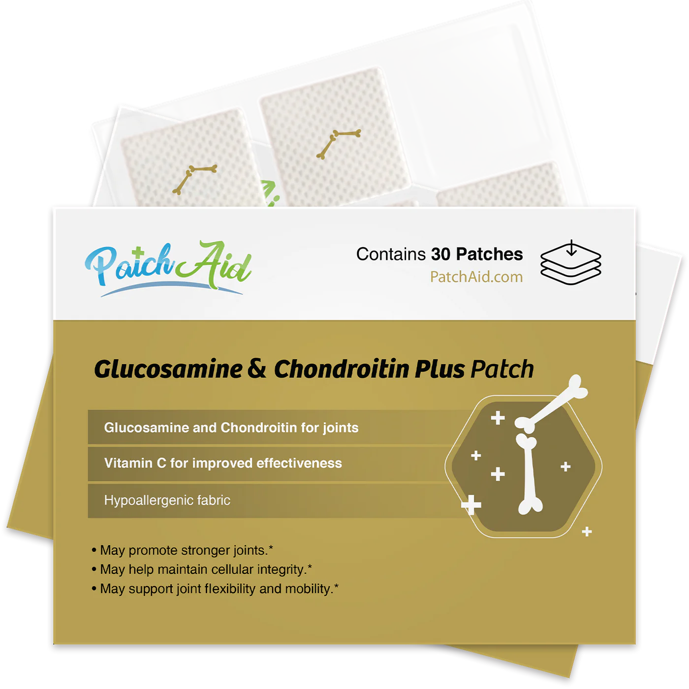 Glucosamine and Chondroitin Topical Plus Vitamin Patch