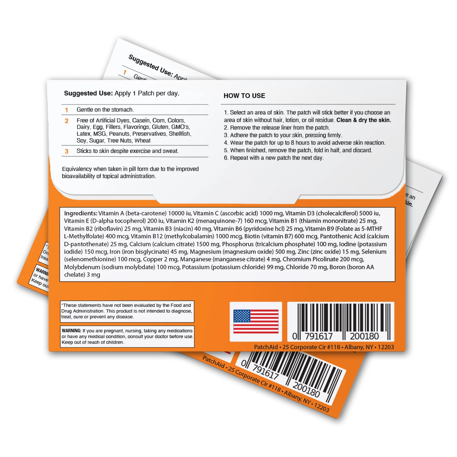 MultiVitamin Plus Topical Vitamin Patch