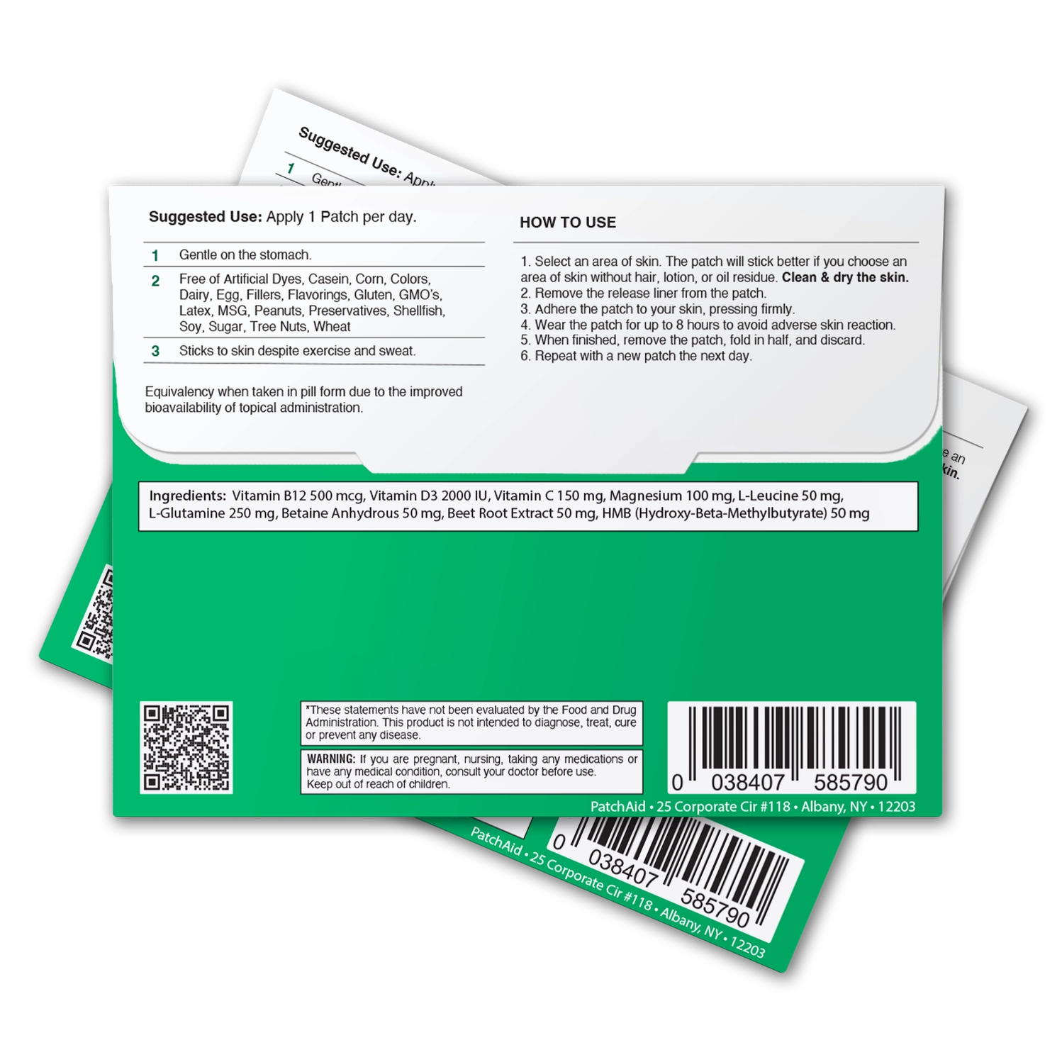 Performance & Recovery Support Patch – Endurance Enhancer