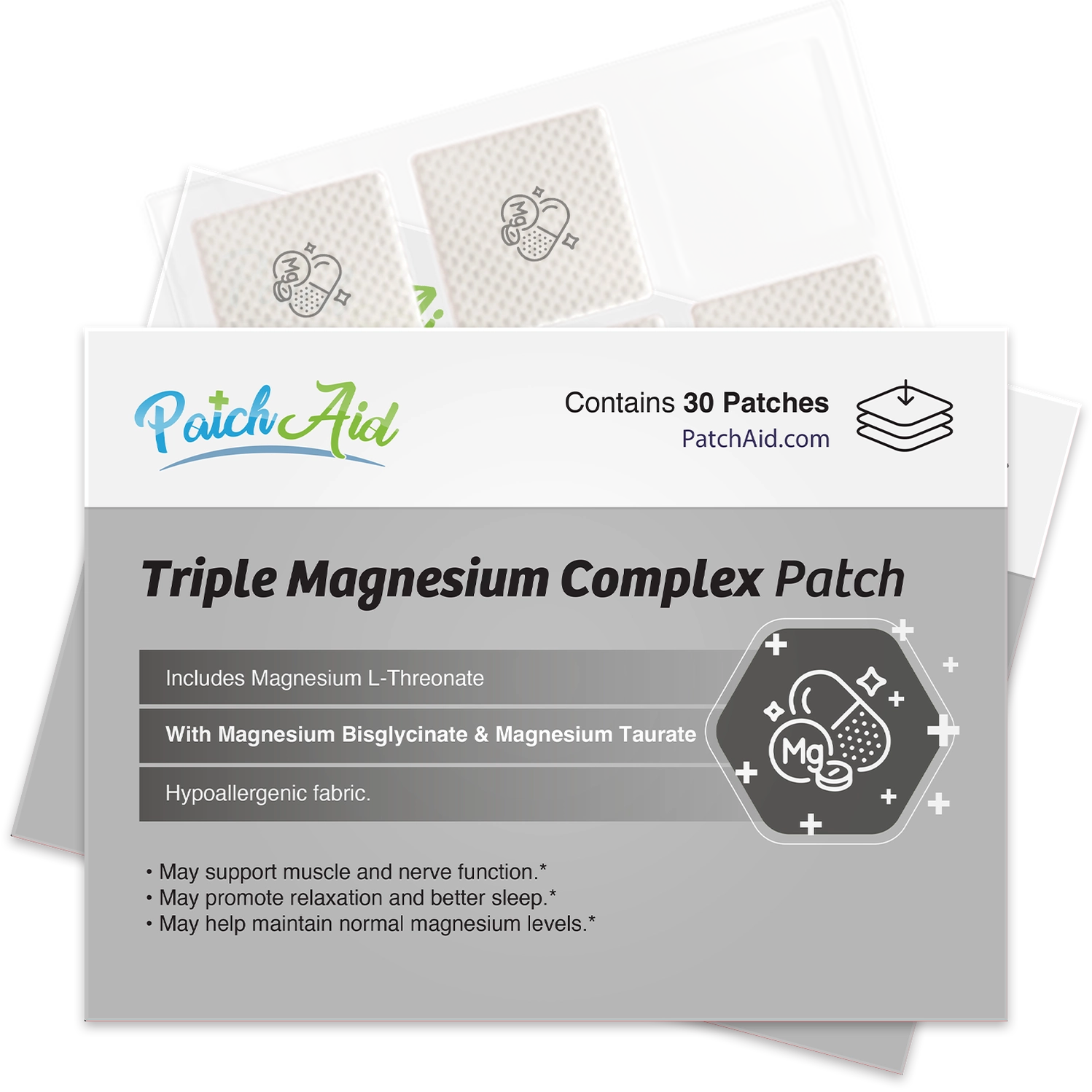 Triple Magnesium Complex Patch – Relaxation & Muscle Support